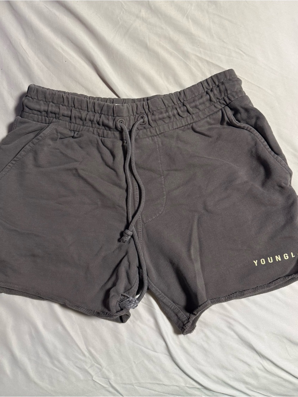 YoungLA Charcoal Gray Men’s BodyBuilding  Shorts